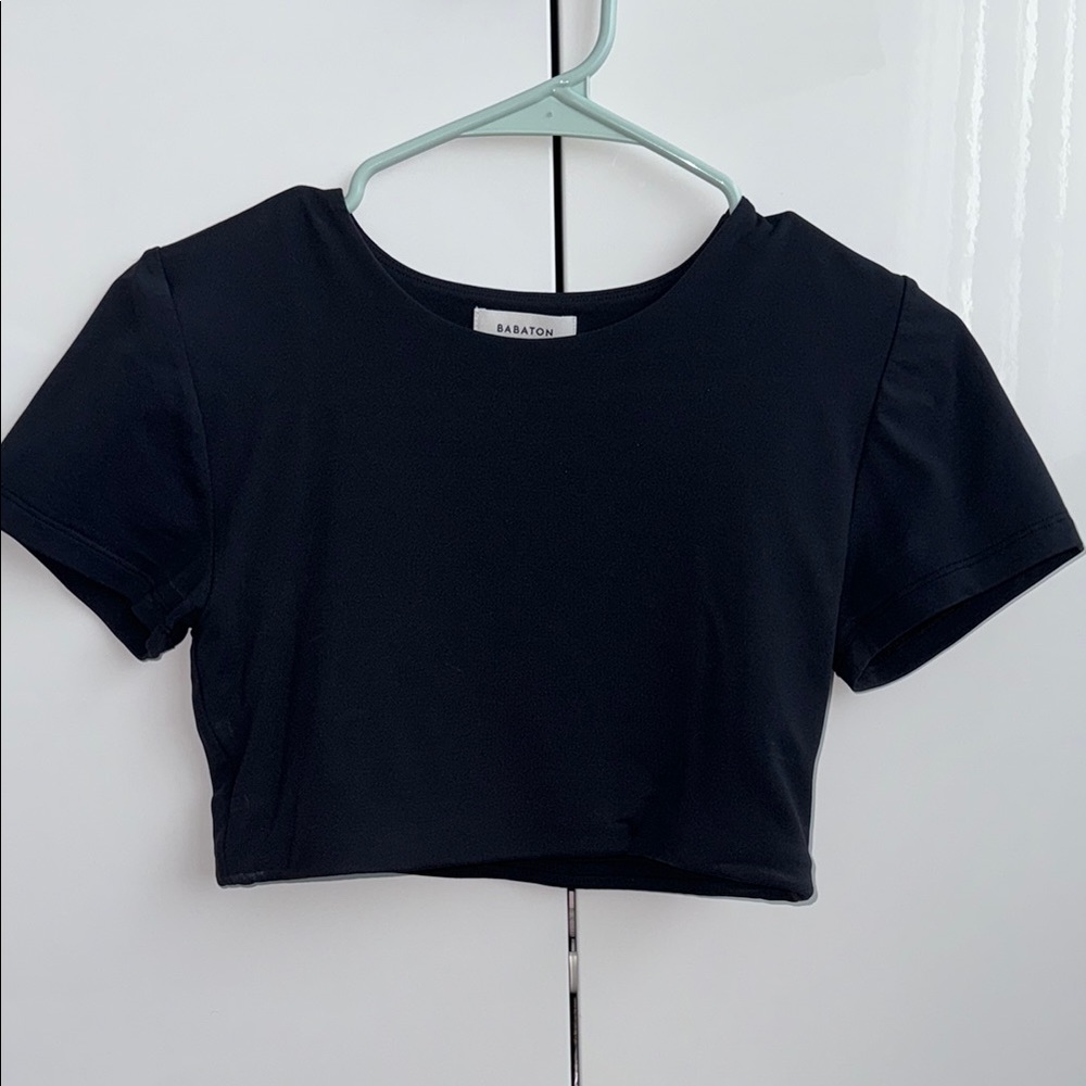 Babaton Black Crop Top